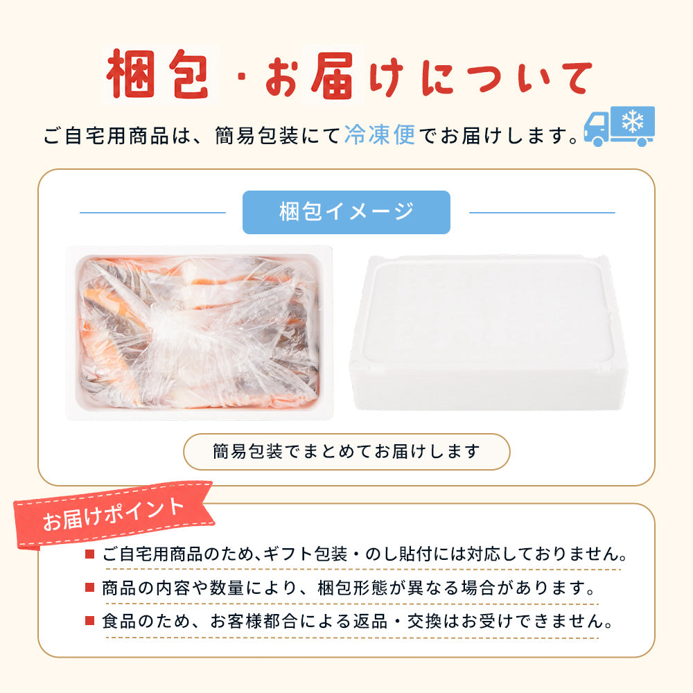うおマルシェのご自宅用商品の梱包とお届けについて